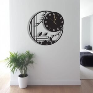 Wall Clock 3D Wooden  Design - Image 4