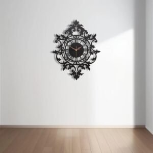 Wall Clock Wooden royal  design - Image 2