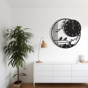 Wall Clock 3D Wooden  Design - Image 2