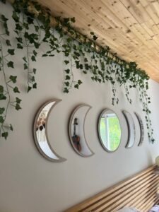 Wooden Moon Cycle Mirror Set - Image 2