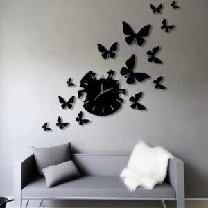 14 Butterfly Wall Clock - Image 4